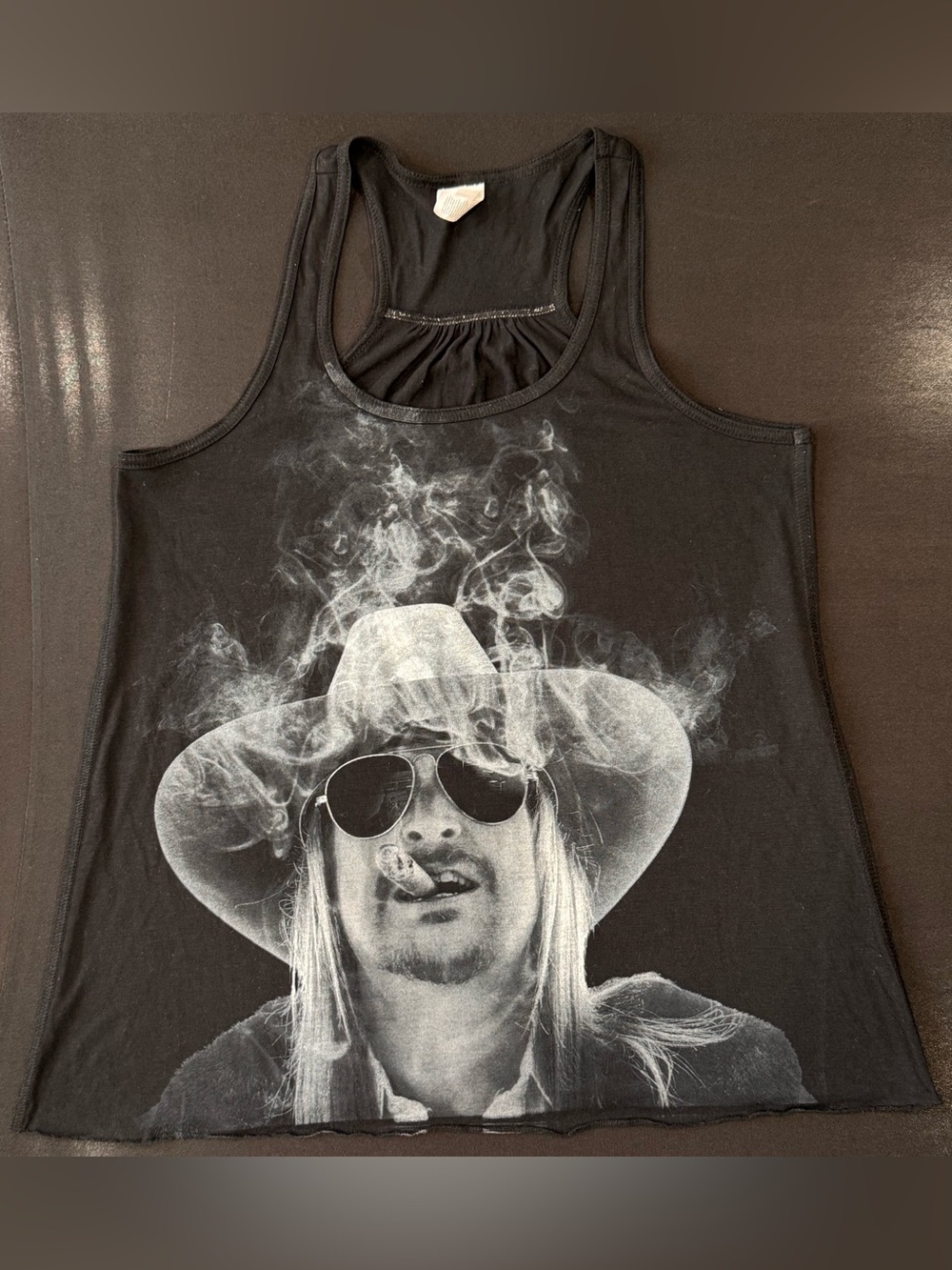 Official Kid Rock Concert Graphic Flowy Racerback Tank - Small